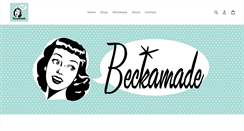 Desktop Screenshot of beckamade.com
